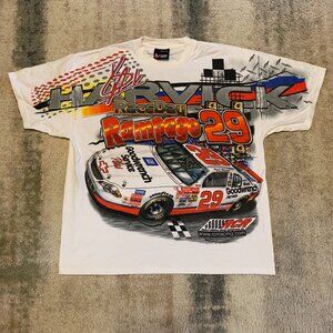 Kevin Harvick #29 RCR All Over Print T-Shirt Size Large L NASCAR